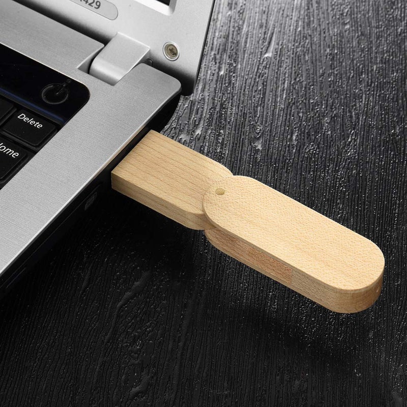 GARRULAX USB Flash Drive, Wooden 8GB / 16GB / 32GB USB2.0 USB Memory Stick Date Storage Pendrive Thumb Drive(32GB, Maple) - Image 5